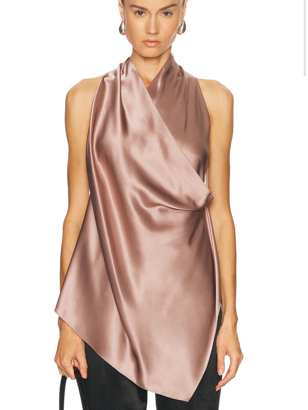 Helmut Lang Drape Cowl Top